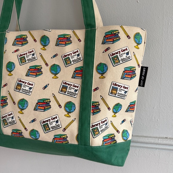 OUT OF PRINT > Arthur Library Card Tote - Picture 6 of 7